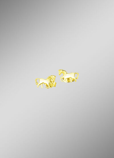 Paardenoorbellen van goud 