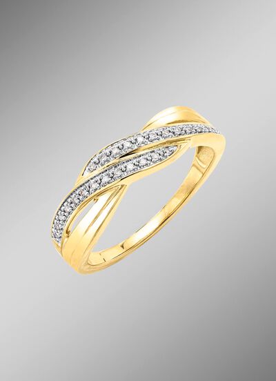 Hoogwaardige damesring met 26 diamanten 