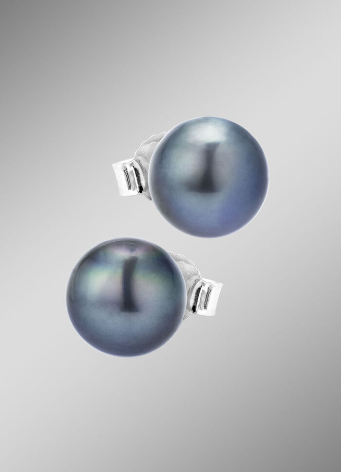 Elegante oorbellen met Tahitiaanse kweekparels 