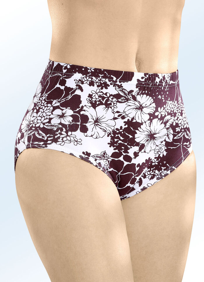 Verpakking met vijf slips met elastische band 