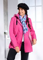 Functioneel jack met ritssluiting in de achterkraag ZACHTROZE