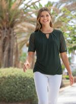 Overhemdtuniek in 2-in-1-look 