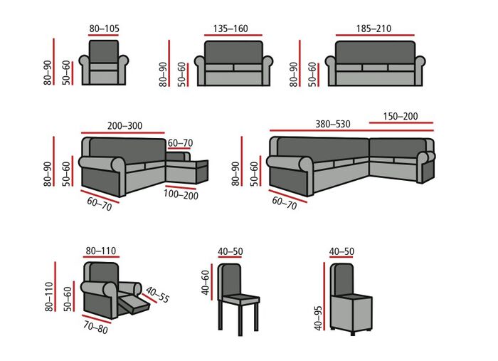 Stretchhoezen met mooie structuur 