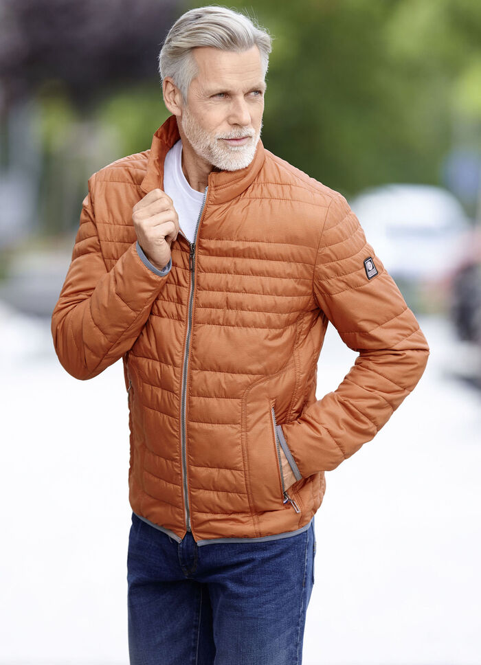 Gewatteerde blouson van “Gate One” in 3 kleuren AARDE