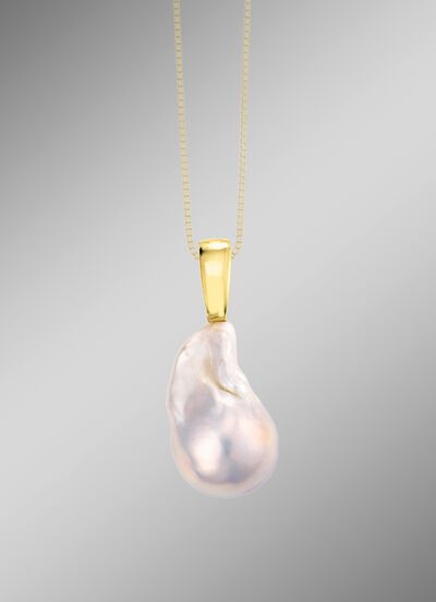 Unieke hanger met zoetwaterkweekparel 