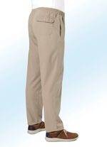 Pull-on jeans met elastische band en trekkoord in 4 kleuren 