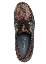 Waldl&auml;ufer, comfortabele dames trotteur, breedte H, met uitneembaar voetbed ZWART KLEURRIJK