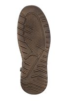 Slippers met luchtige openingen KASTANJEBRUIN