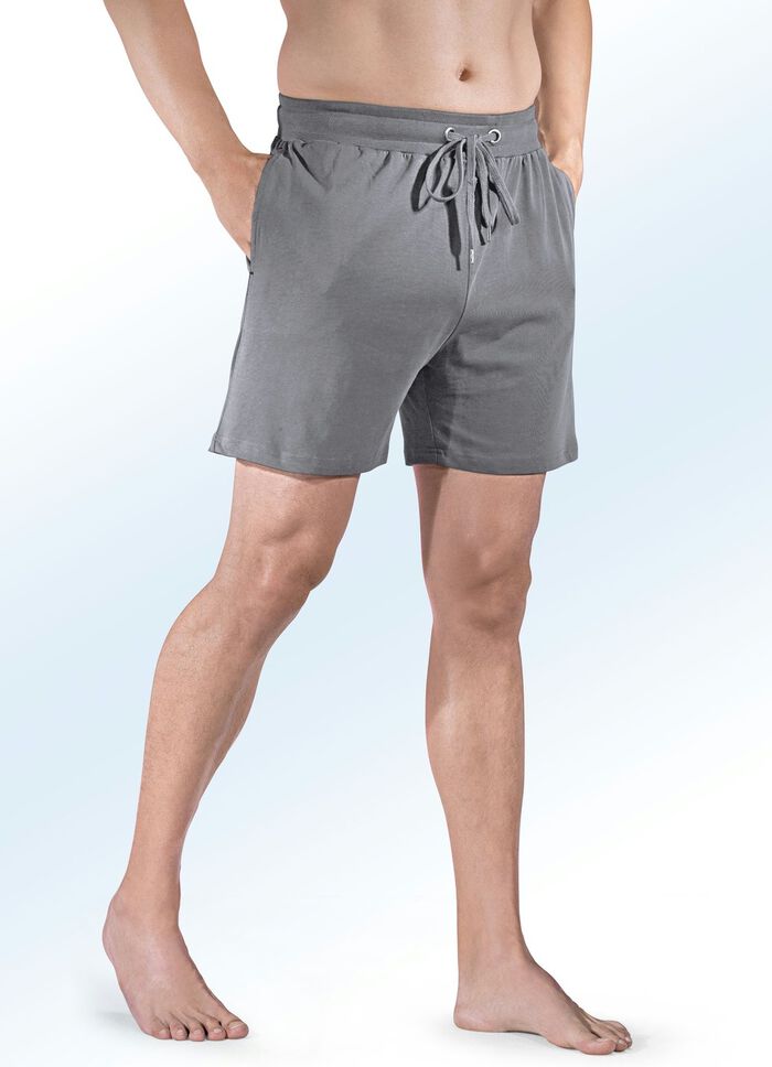 Set van twee korte slaap- en vrijetijdsbroeken met trekkoord 