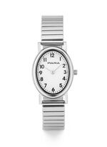 Parakwarts dameshorloge met roestvrijstalen kast