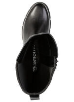 Remonte, klassieke dameslaarzen, winterschoenen, breedte G, met rits ZWART