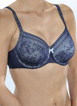 Roze Faia beugelbh met elastische kanten cups 