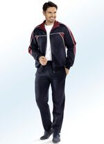 Vrijetijdspak met zijzakken MARINE-BORDEAUX