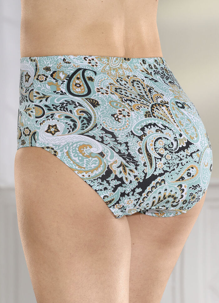 Pak van vijf slips met bont printmotief 