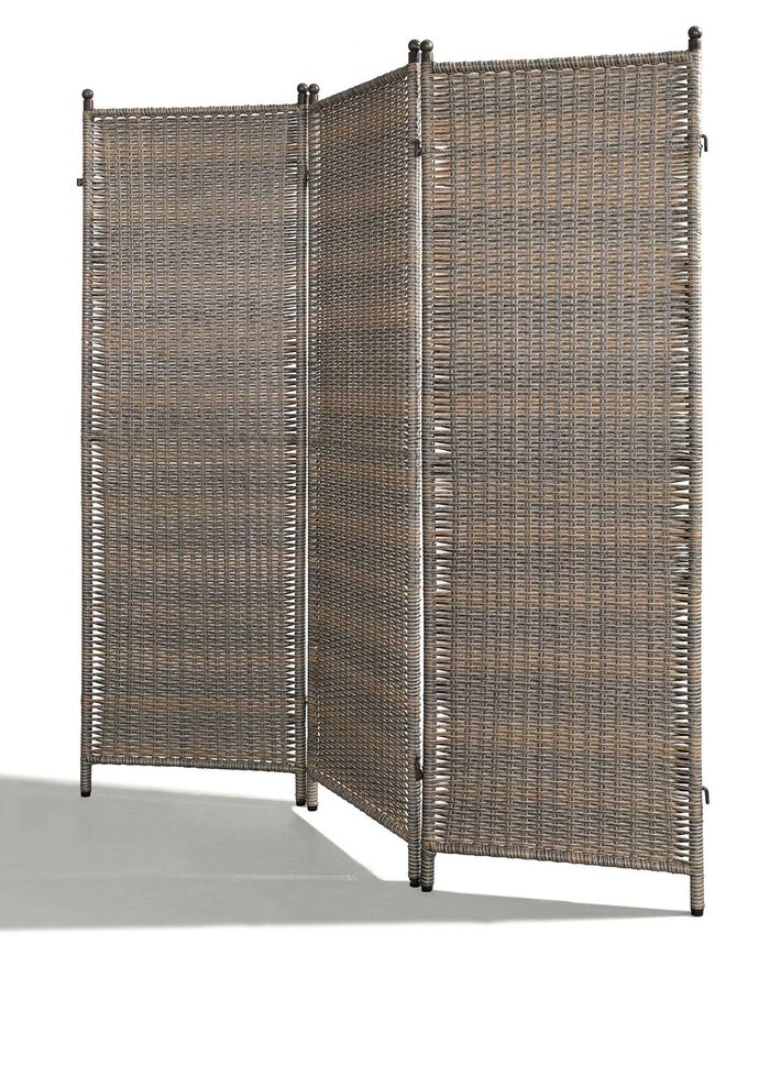 Weerbestendig windscherm met stabiel stalen frame GRIJS