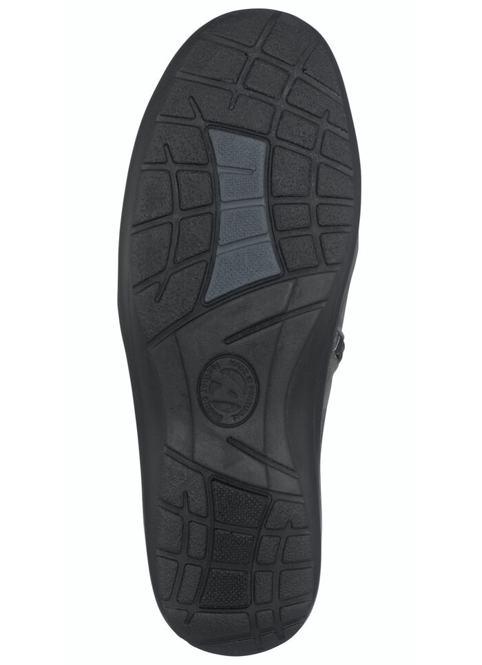 ELENA EDEN laarsje gemaakt van nubuckleer GRIJS