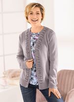 Vest met cloqu&eacute;structuur 