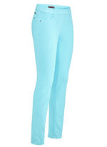 Broek in een comfortabel pull-on-model TURQUOISE