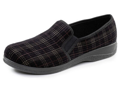 Klassieke herenpantoffels, met elastische band 