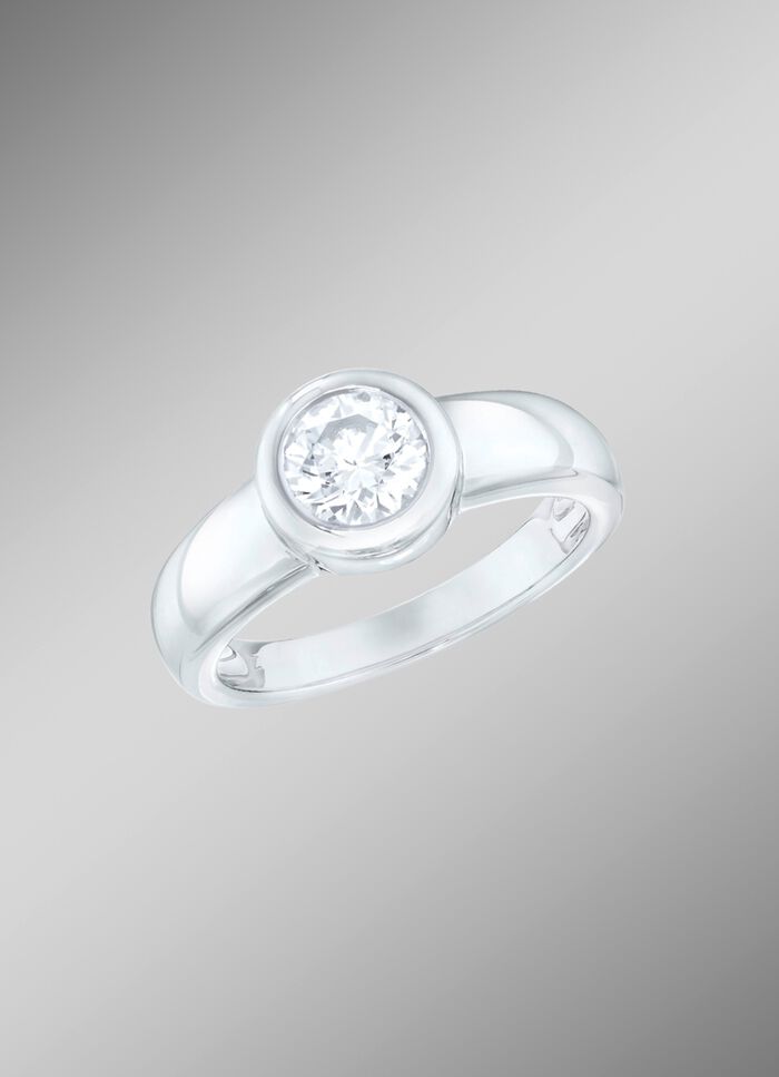 Damesring met briljant 