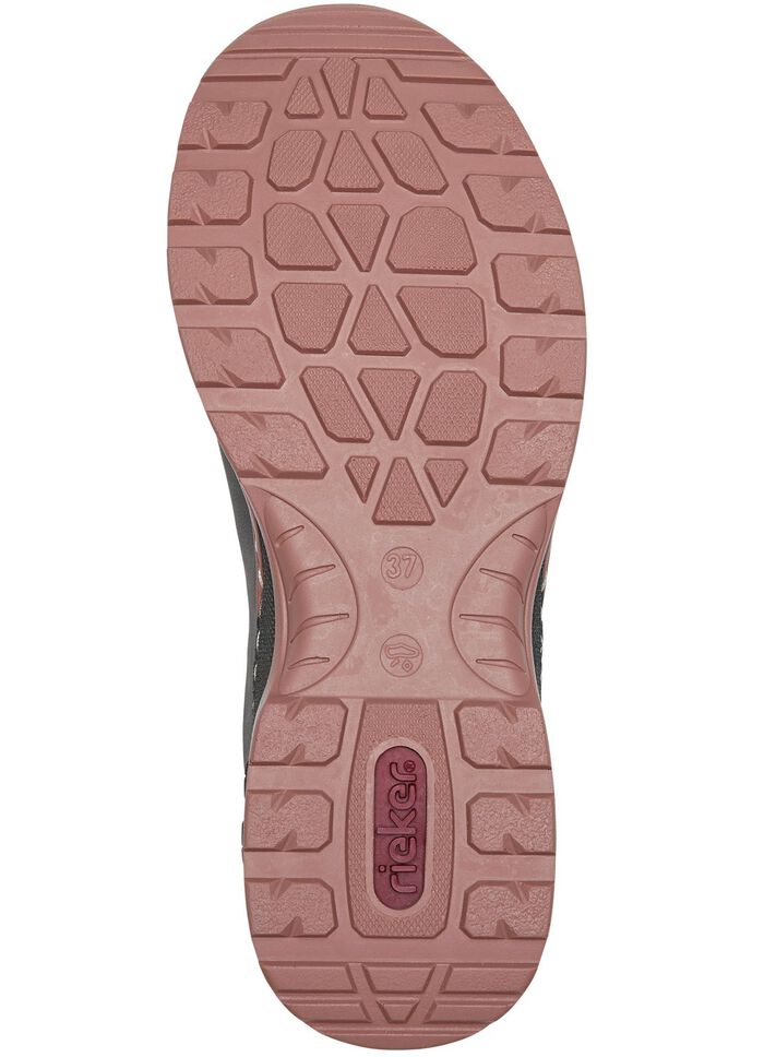 Rieker sneakers met uitneembare MemoSoft textielinleg GRIJS