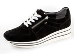 ELENA EDEN, comfortabele damessneakers, breedte G, met uitneembaar voetbed ZWART