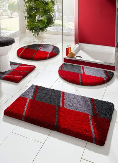 Badmattenset met antislip-onderkant 