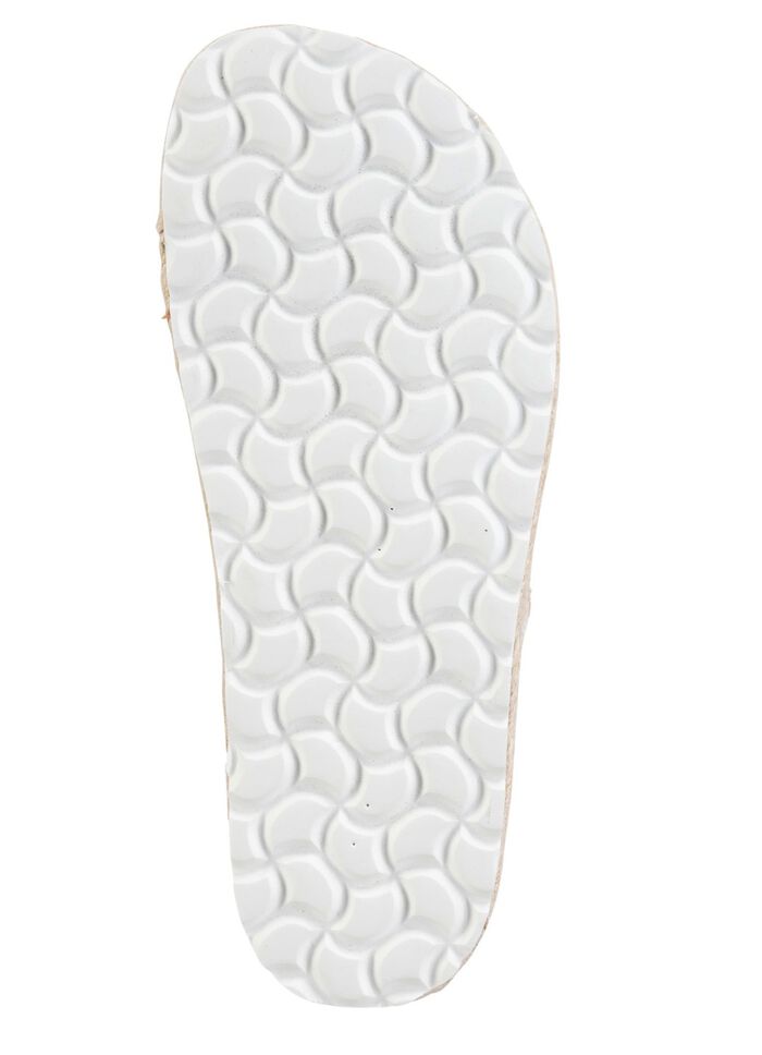 ELENA EDEN muiltjes gemaakt van grof geweven textielmateriaal 