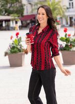 Blouse met overhemdkraag 