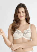 Felina beugelbh met borduurkant CHAMPAGNE