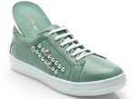 Sneakers met trendy decoratieve klinknagels MUNT