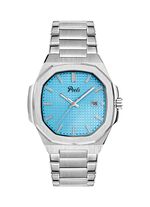 Quartz herenhorloge van roestvrij staal 