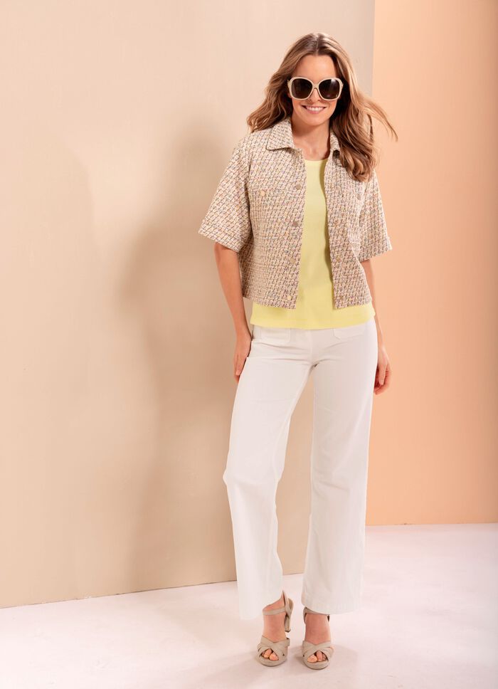 Broek met iets wijder been 