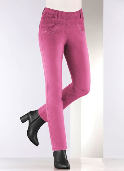 Broek met glinsterende steentjes 