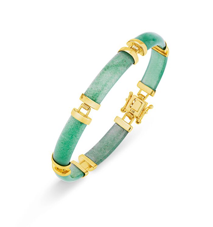 Armband met echte aventurijn 