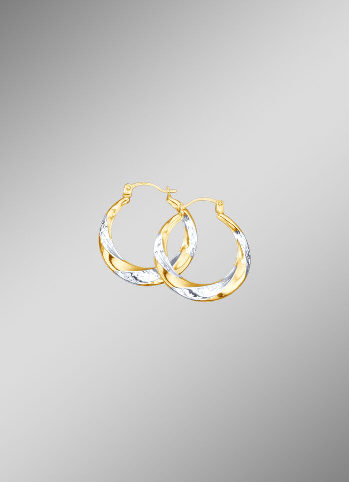 Diamanten oorringen 