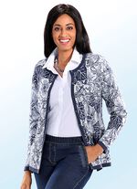 vest in jacquardmotief 