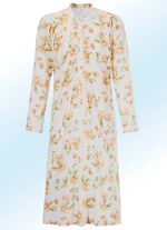 Nachthemd met juk voor en plooien 