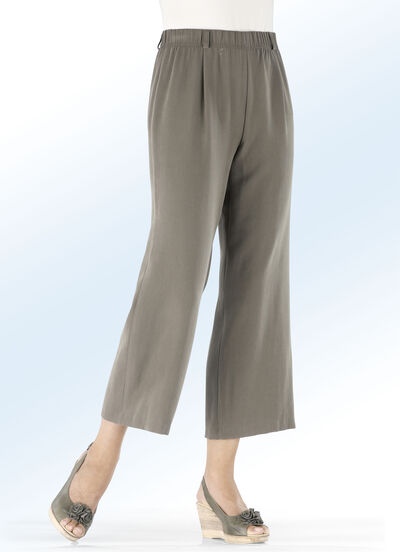 Broek in trendy verkorte lengte 