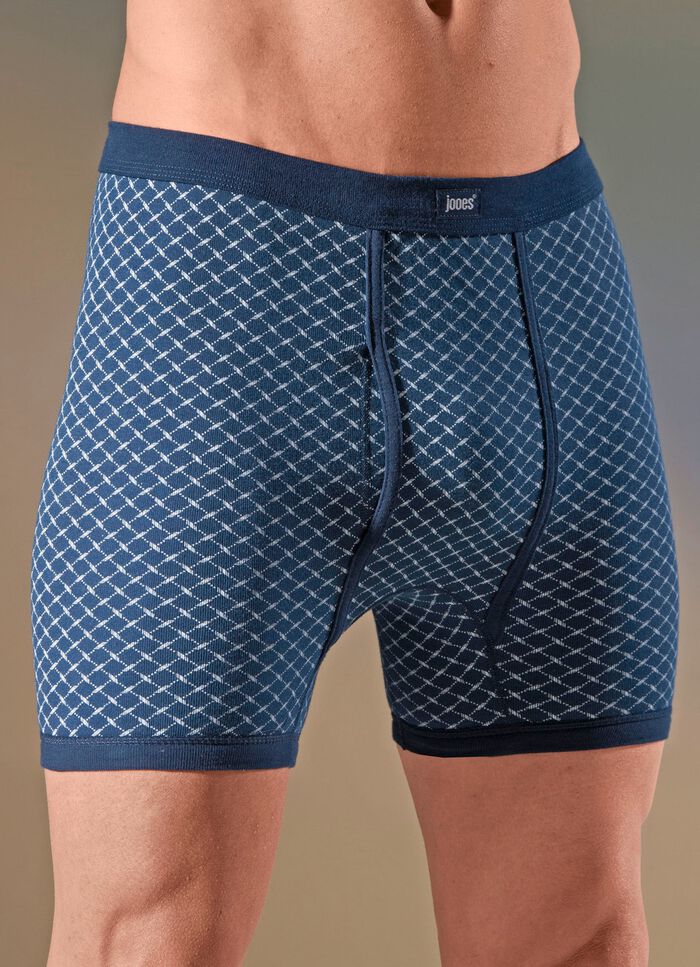 Set van vier onderbroeken, met allover dessin 