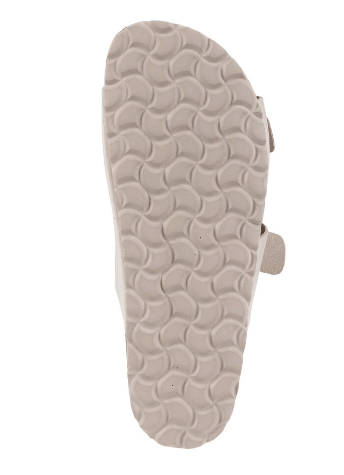 ELENA EDEN, comfortabele damesmuiltjes, breedte H, gemaakt van leer BEIGE