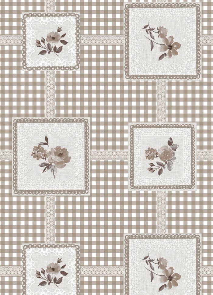 Onderhoudsvriendelijk tafelzeil van tafelzeil BEIGE