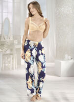 LingaDore beugelbeha met jacquarddesign en elastische kant 