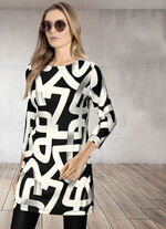 Tuniek met all-over print 