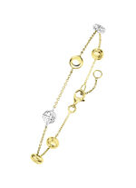 Prachtige tweekleurige armband 