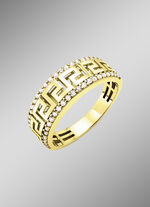 Damesring met meanderpatroon 