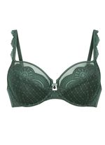 Rosa Faia beugelbh met elastische kant 