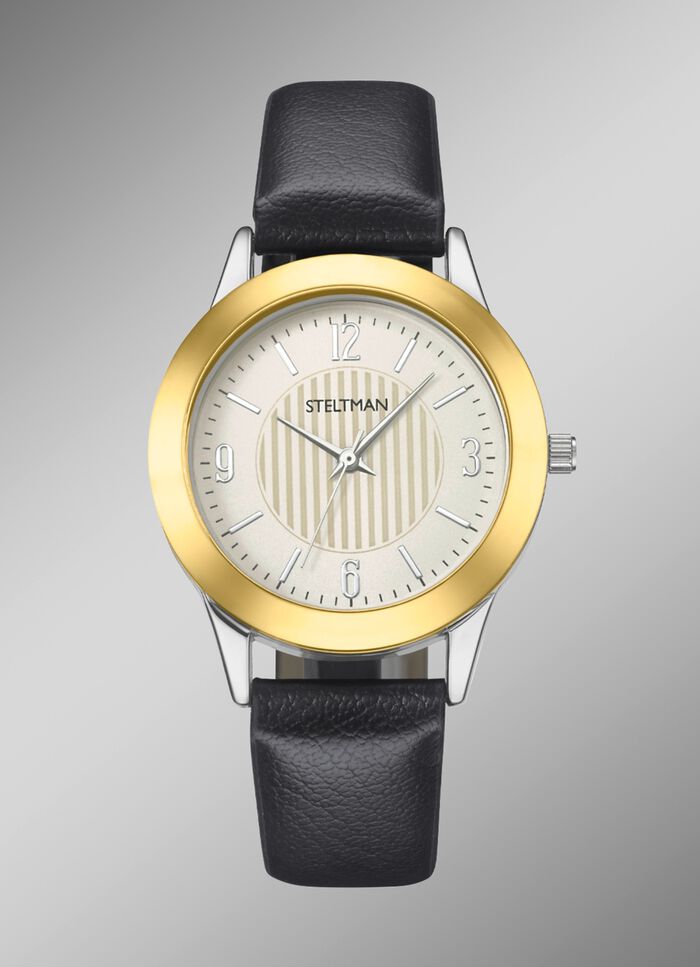 Quartz dameshorloge met 3 verwisselbare bezels 