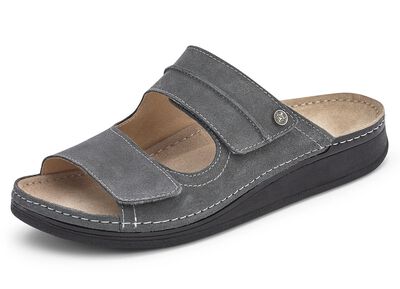 Mubb, comfortabele herenmuiltjes, breedte H, met klittenbandsluiting 