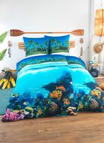 Microvezel beddengoedset met ritssluiting 